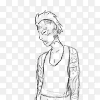 手指素描插图图形-毕业字符素描-空若网 手指素描插图图形-毕业字符素描-空若网