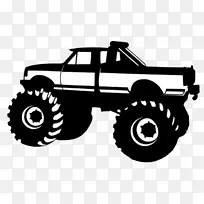 汽车小货车怪物卡车剪影剪贴画-卡车剪影剪贴画-空若网 汽车小货车怪物卡车剪影剪贴画-卡车剪影剪贴画-空若网