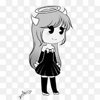 黑白素描图像视觉艺术.爱丽丝绘画-空若网 黑白素描图像视觉艺术.爱丽丝绘画-空若网