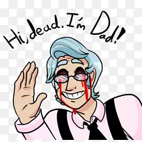 剪贴画拇指人类行为插图笑声-父亲-水彩画-空若网 剪贴画拇指人类行为插图笑声-父亲-水彩画-空若网