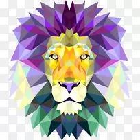 狮子设计海报插图艺术-狮子-空若网 狮子设计海报插图艺术-狮子-空若网