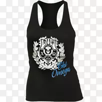 t恤镀金衣服无袖衬衫-chi omega-空若网 t恤镀金衣服无袖衬衫-chi omega-空若网