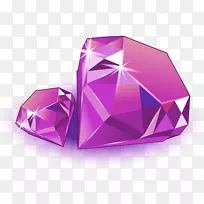 电脑图标头像剪贴画紫色简单钻石装饰图案-空若网 电脑图标头像剪贴画紫色简单钻石装饰图案-空若网