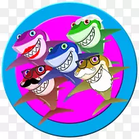 幼鲨家庭小鲨鱼探险小鲨鱼游戏-鲨鱼-空若网 幼鲨家庭小鲨鱼探险小鲨鱼游戏-鲨鱼-空若网