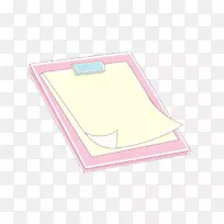 纸长方形卡通笔记纸-空若网 纸长方形卡通笔记纸-空若网