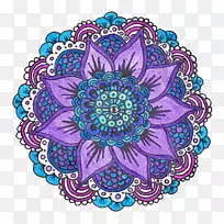 花卉图案对称花纤维多边形-空若网 花卉图案对称花纤维多边形-空若网