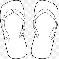 线条艺术白鼻子画-脚插图-空若网 线条艺术白鼻子画-脚插图-空若网