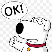 布赖恩格里芬彼得格里芬格伦陷入困境斯特维格里芬贴纸-空若网 布赖恩格里芬彼得格里芬格伦陷入困境斯特维格里芬贴纸-空若网