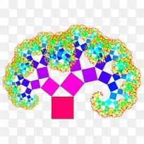 毕达哥拉斯树毕达哥拉斯定理分形毕达哥拉斯三叉树-空若网 毕达哥拉斯树毕达哥拉斯定理分形毕达哥拉斯三叉树-空若网