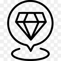 图形计算机图标剪辑艺术宝石插图.宝石-空若网 图形计算机图标剪辑艺术宝石插图.宝石-空若网