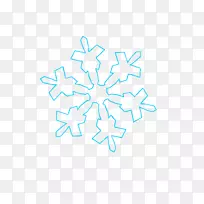 雪花轮廓简单.png-空若网 雪花轮廓简单.png-空若网