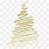 黄色字体-圣诞树-空若网 黄色字体-圣诞树-空若网