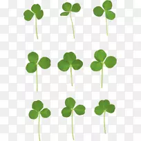 四叶草剪贴画-三叶草PNG图像-空若网 四叶草剪贴画-三叶草PNG图像-空若网