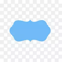 蓝色相框桌面壁纸-空若网 蓝色相框桌面壁纸-空若网