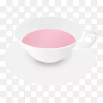 咖啡杯碟碗-草莓口味的饮料-空若网 咖啡杯碟碗-草莓口味的饮料-空若网