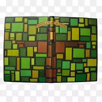 彩色玻璃对称艺术图案.书籍装订-空若网 彩色玻璃对称艺术图案.书籍装订-空若网