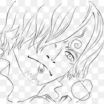 线条艺术鼻子卡通剪贴画-空若网 线条艺术鼻子卡通剪贴画-空若网