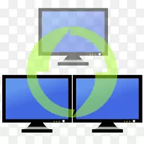 电脑图标.背光lcd电视机输出装置.计算机-空若网 电脑图标.背光lcd电视机输出装置.计算机-空若网