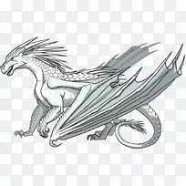 火的翅膀着色书龙火呼吸-龙-空若网 火的翅膀着色书龙火呼吸-龙-空若网