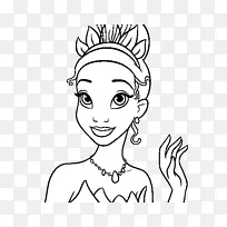 着色簿,工作表,儿童页,数学-公主和青蛙-空若网 着色簿,工作表,儿童页,数学-公主和青蛙-空若网