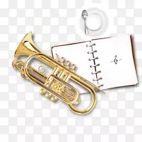 Cornet喇叭乐器.雅致书乐器载体材料-空若网 Cornet喇叭乐器.雅致书乐器载体材料-空若网