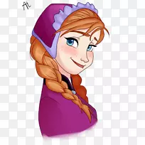 安娜涂鸦冻结艺术插图-安娜-空若网 安娜涂鸦冻结艺术插图-安娜-空若网