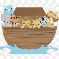 水彩画壁画形象诺亚方舟-空若网 水彩画壁画形象诺亚方舟-空若网