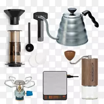 煮好的咖啡Hario Buono水壶茶手磨咖啡-空若网 煮好的咖啡Hario Buono水壶茶手磨咖啡-空若网