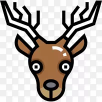 驯鹿剪贴画鹿角鼻子-驯鹿-空若网 驯鹿剪贴画鹿角鼻子-驯鹿-空若网