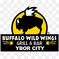 徽标Ybor城市平面设计剪贴画字体-水牛翅膀-空若网 徽标Ybor城市平面设计剪贴画字体-水牛翅膀-空若网