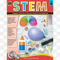 使用日常材料-科学、技术、工程和数学-参与实际挑战:参与动手活动-书籍封面材料-空若网 使用日常材料-科学、技术、工程和数学-参与实际挑战:参与动手活动-书籍封面材料-空若网