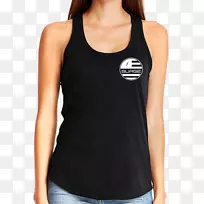 t恤白色黑色无袖衬衫女式服装-空若网 t恤白色黑色无袖衬衫女式服装-空若网