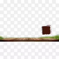 木材长方形.周围的绿色木材-空若网 木材长方形.周围的绿色木材-空若网