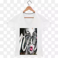 t恤袖颈字体产品-女孩之夜-空若网 t恤袖颈字体产品-女孩之夜-空若网