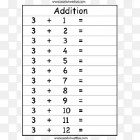 基本数学加法3简单加法数学-数学-空若网 基本数学加法3简单加法数学-数学-空若网