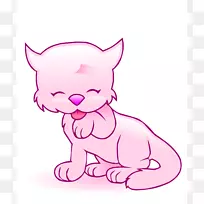 猫动画混合剪贴画-粉红猫剪贴画-空若网 猫动画混合剪贴画-粉红猫剪贴画-空若网