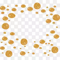 摄影.手绘橙色圆圈图案-空若网 摄影.手绘橙色圆圈图案-空若网