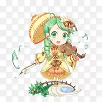 插画剪贴画植物仙女-空若网 插画剪贴画植物仙女-空若网