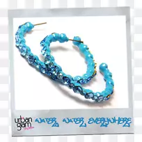 耳环、绿松石仿宝石和莱茵石珠首饰.珠宝-空若网 耳环、绿松石仿宝石和莱茵石珠首饰.珠宝-空若网