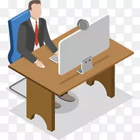 下载adobe插画师电脑办公室职员-空若网 下载adobe插画师电脑办公室职员-空若网