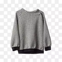 袖子波尔卡点肩衬衫-创意橙色-空若网 袖子波尔卡点肩衬衫-创意橙色-空若网