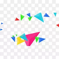 三角形几何形状-漂亮的浮动三角形几何图案装饰-空若网 三角形几何形状-漂亮的浮动三角形几何图案装饰-空若网