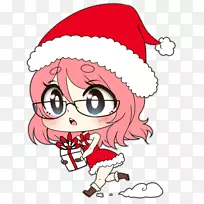 圣诞老人剪贴画鼻子插图圣诞节-圣诞老人-空若网 圣诞老人剪贴画鼻子插图圣诞节-圣诞老人-空若网