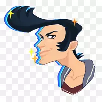 鼻颊前额插图夹艺术.鼻子-空若网 鼻颊前额插图夹艺术.鼻子-空若网