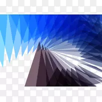 三角形-旋转黑色透明蓝色三角形图案-空若网 三角形-旋转黑色透明蓝色三角形图案-空若网
