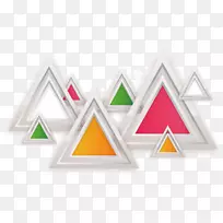 三角形几何-彩色几何三角形-空若网 三角形几何-彩色几何三角形-空若网