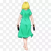 绿色户外插画服装-空若网 绿色户外插画服装-空若网