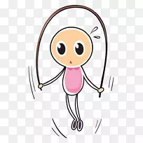 跳绳画跳图.卡通手绘跳绳-空若网 跳绳画跳图.卡通手绘跳绳-空若网