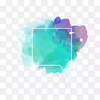 ��ī��ɫ���������ļ������ɫīˮȾɫ�غ�pngͼƬ-������