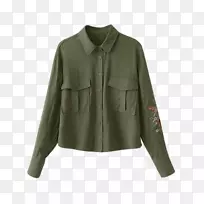 卡其花衬衫-空若网 卡其花衬衫-空若网